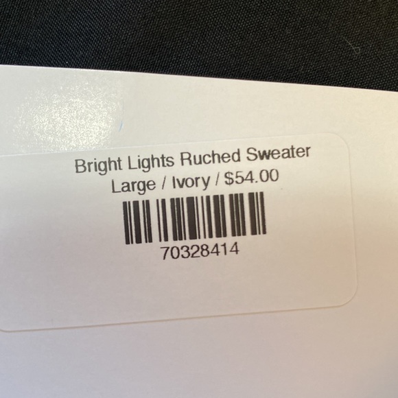 Bright Lights Ruched Sweater - Picture 4 of 4